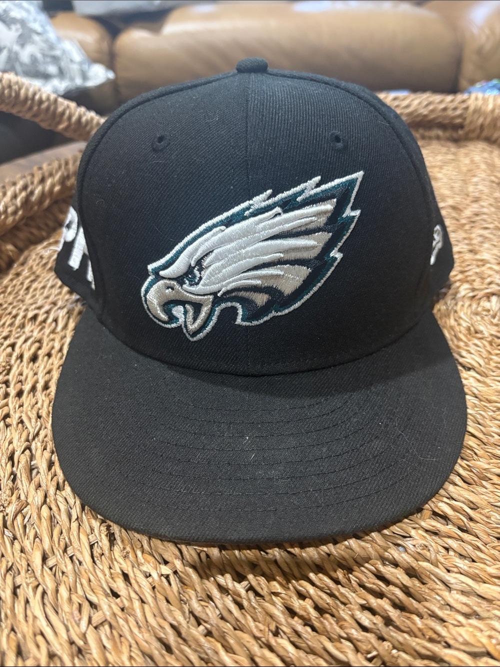 9Fifty Black Philadelphia PHI Embroidered Snapback